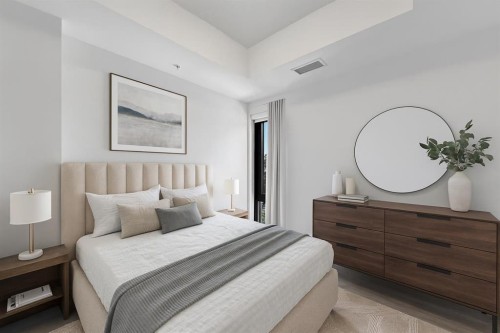 1102-730 2 Avenue Sw, Calgary, AB - Indoor Photo Showing Bedroom