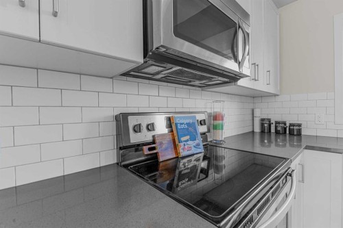 8048 Masters Boulevard Se, Calgary, AB - Indoor Photo Showing Kitchen With Upgraded Kitchen