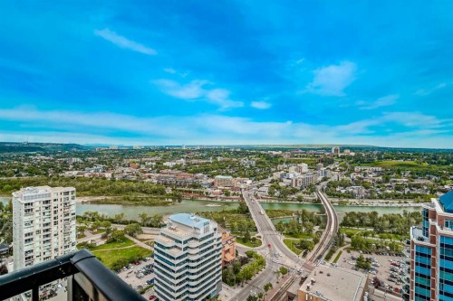 3303-930 6 Avenue Sw, Calgary, AB - Outdoor With View