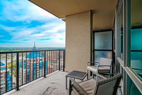 3303-930 6 Avenue Sw, Calgary, AB - Outdoor With Balcony With Exterior