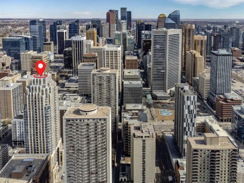 3303-930 6 Avenue Sw, Calgary, AB - Outdoor With Facade