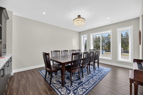 1474 Twp314, Rural Mountain View County, AB - Indoor Photo Showing Dining Room