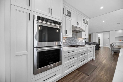 1474 Twp314, Rural Mountain View County, AB - Indoor Photo Showing Kitchen With Upgraded Kitchen