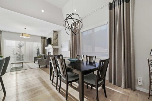 12 Cranbrook Mews Se, Calgary, AB - Indoor Photo Showing Dining Room