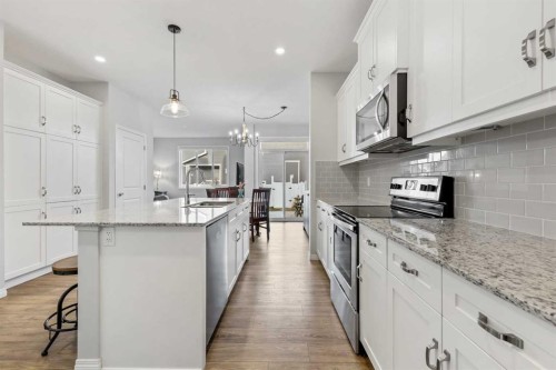76 Legacy Glen Row Se, Calgary, AB - Indoor Photo Showing Kitchen With Upgraded Kitchen