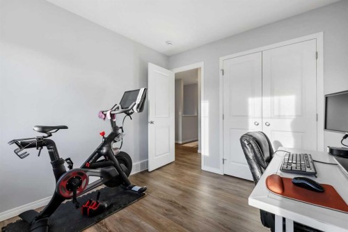 76 Legacy Glen Row Se, Calgary, AB - Indoor Photo Showing Gym Room