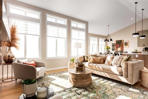 96 Cimarron Estates Drive, Okotoks, AB - Indoor Photo Showing Living Room