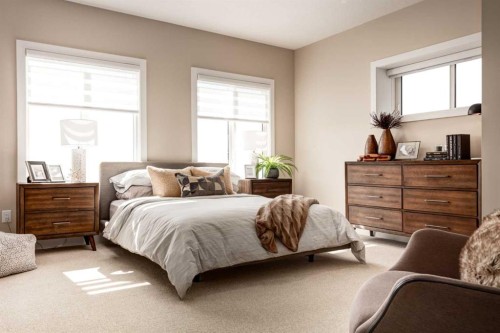 96 Cimarron Estates Drive, Okotoks, AB - Indoor Photo Showing Bedroom