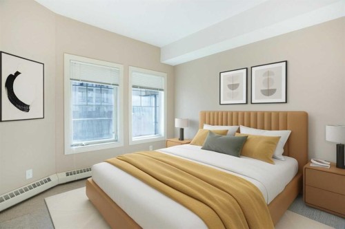 217-60 Royal Oak Plaza Nw, Calgary, AB - Indoor Photo Showing Bedroom