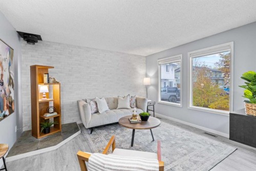 132 Whitehill Place Ne, Calgary, AB - Indoor Photo Showing Living Room