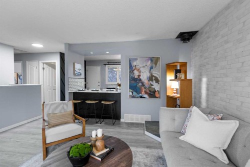 132 Whitehill Place Ne, Calgary, AB - Indoor Photo Showing Living Room