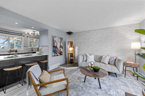 132 Whitehill Place Ne, Calgary, AB - Indoor Photo Showing Living Room
