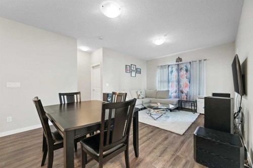 102-200 Cranfield Common Se, Calgary, AB - Indoor Photo Showing Dining Room