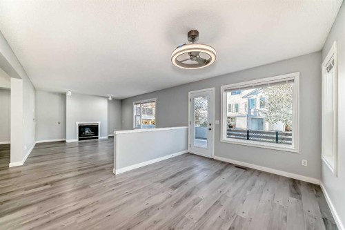 10134 Hidden Valley Drive Nw, Calgary, AB - Indoor With Fireplace