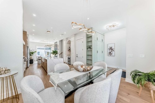 2313 23 Avenue Sw, Calgary, AB - Indoor Photo Showing Dining Room