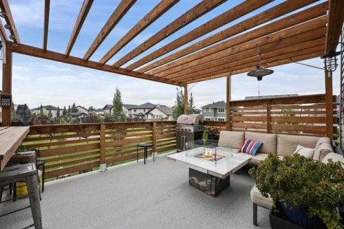60 Canoe Cove Sw, Airdrie, AB - Outdoor With Deck Patio Veranda
