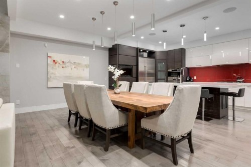 102 18 Avenue Se, Calgary, AB - Indoor Photo Showing Dining Room