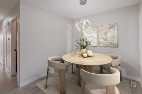202 Falmere Way Ne, Calgary, AB - Indoor Photo Showing Dining Room