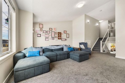 59 Sage Bluff Road Nw, Calgary, AB - Indoor Photo Showing Living Room