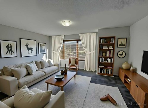 79 Tuscany Summit Bay Nw, Calgary, AB - Indoor Photo Showing Living Room