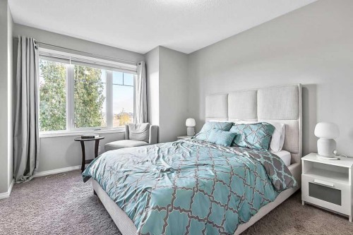 2930 Chinook Winds Drive Sw, Airdrie, AB - Indoor Photo Showing Bedroom