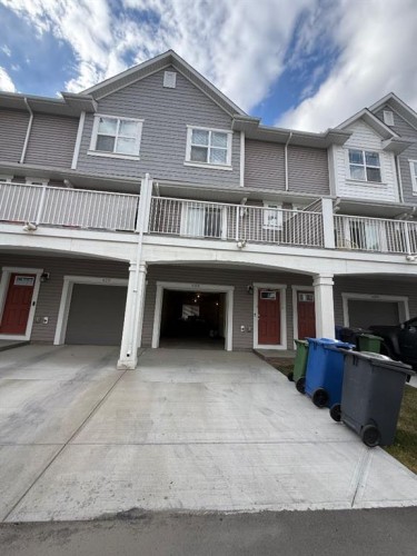 608 Copperstone Manor Se, Calgary, AB - Outdoor With Balcony With Facade