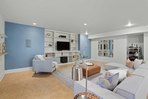 1403 Beverley Place Sw, Calgary, AB - Indoor Photo Showing Living Room