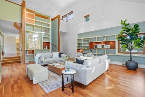 1403 Beverley Place Sw, Calgary, AB - Indoor Photo Showing Living Room