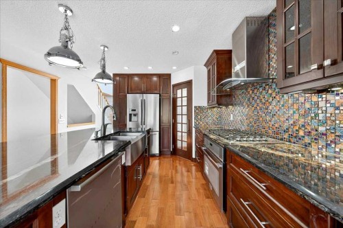50 Citadel Ridge Green Nw, Calgary, AB - Indoor Photo Showing Kitchen With Stainless Steel Kitchen With Upgraded Kitchen