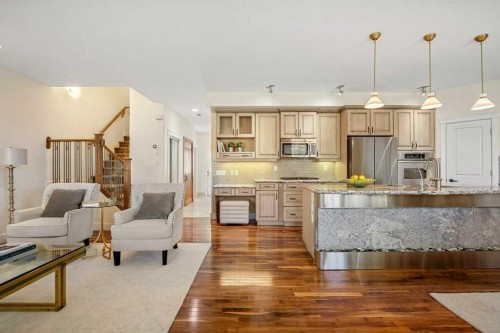 24 Ypres Mews Sw, Calgary, AB - Indoor Photo Showing Kitchen With Upgraded Kitchen