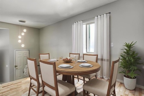 133 Hidden Spring Circle Nw, Calgary, AB - Indoor Photo Showing Dining Room