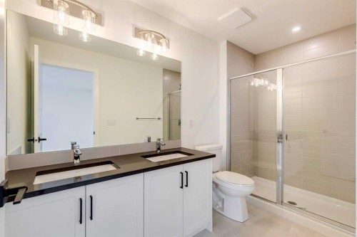 5005 Harmony Circle, Rural Rocky View County, AB - Indoor Photo Showing Bathroom