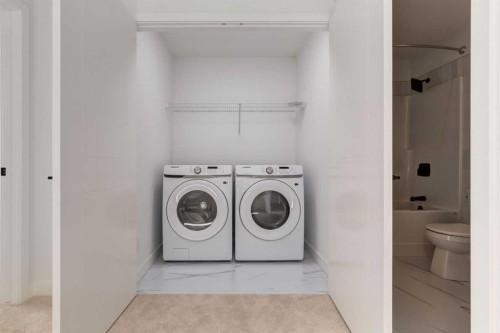 1154 Cobblestone Boulevard, Airdrie, AB - Indoor Photo Showing Laundry Room