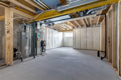 1162 Cobblestone Boulevard, Airdrie, AB - Indoor Photo Showing Basement