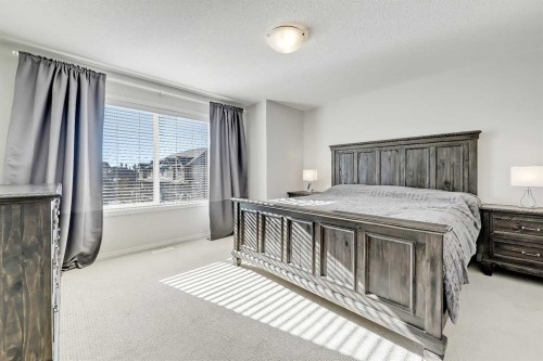 401-1086 Williamstown Boulevard Nw, Airdrie, AB - Indoor Photo Showing Bedroom