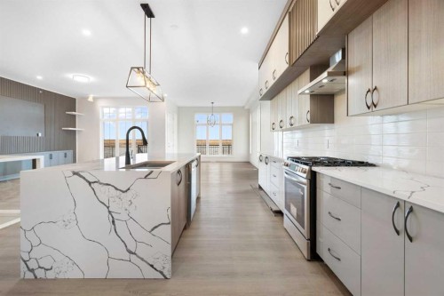 340 Muirfield Crescent, Lyalta, AB - Indoor Photo Showing Kitchen With Upgraded Kitchen