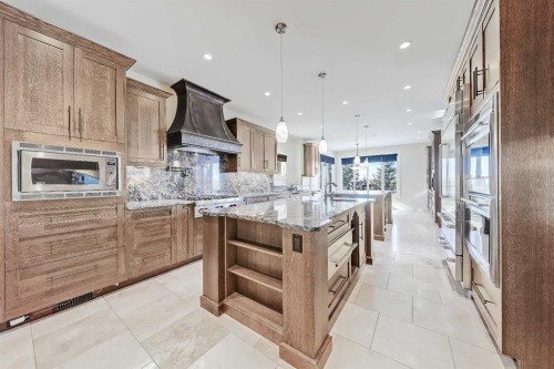 53 Spring Willow Terrace Sw, Calgary, AB - Indoor Photo Showing Kitchen With Upgraded Kitchen