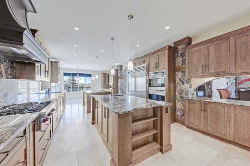 53 Spring Willow Terrace Sw, Calgary, AB - Indoor Photo Showing Kitchen With Upgraded Kitchen