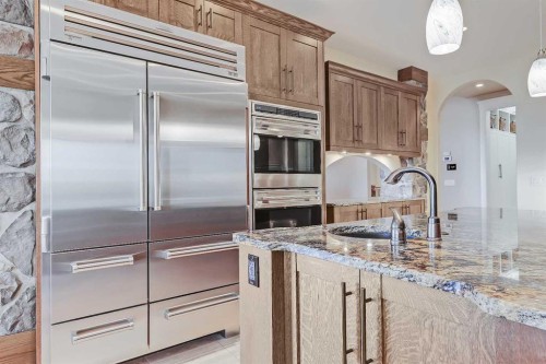 53 Spring Willow Terrace Sw, Calgary, AB - Indoor Photo Showing Kitchen With Upgraded Kitchen