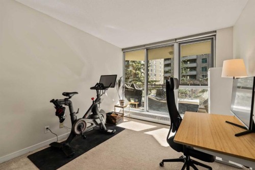 311-1108 6 Avenue Sw, Calgary, AB - Indoor Photo Showing Gym Room