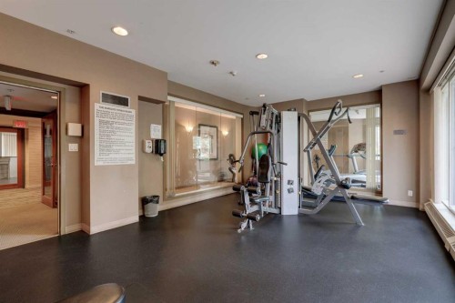 311-1108 6 Avenue Sw, Calgary, AB - Indoor Photo Showing Gym Room