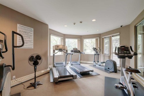 311-1108 6 Avenue Sw, Calgary, AB - Indoor Photo Showing Gym Room