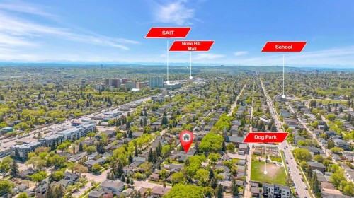 617 19 Avenue Nw, Calgary, AB - Outdoor With View