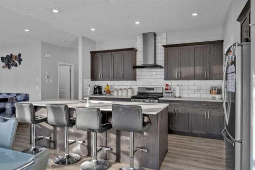 130 Red Sky Crescent Ne, Calgary, AB - Indoor Photo Showing Kitchen With Upgraded Kitchen