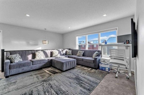 130 Red Sky Crescent Ne, Calgary, AB - Indoor Photo Showing Living Room