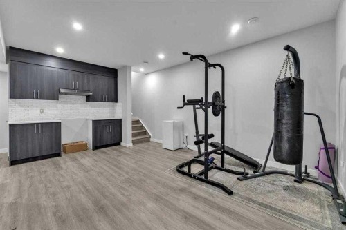 130 Red Sky Crescent Ne, Calgary, AB - Indoor Photo Showing Gym Room
