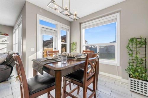 235 Redstone Heights Ne, Calgary, AB - Indoor Photo Showing Dining Room