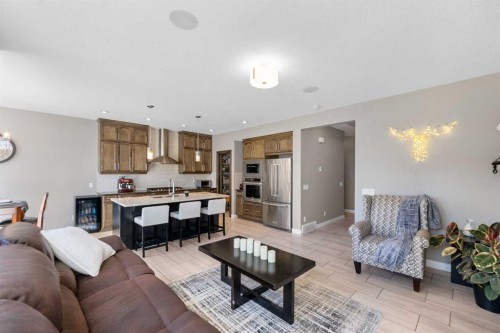 235 Redstone Heights Ne, Calgary, AB - Indoor Photo Showing Living Room