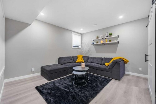 235 Redstone Heights Ne, Calgary, AB - Indoor Photo Showing Living Room