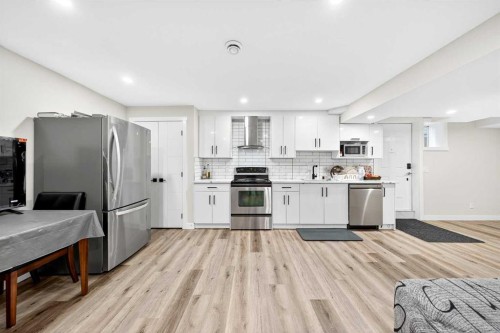 21 Panamount Street Nw, Calgary, AB - Indoor Photo Showing Kitchen With Stainless Steel Kitchen